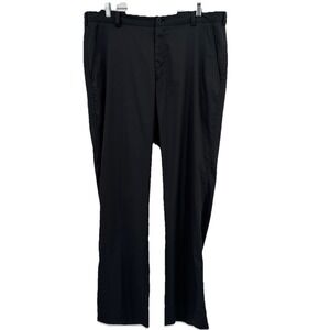 Nike Golf Dri-Fit Men's 36x34 Black Performance Golf Pants Athletic Straight Leg